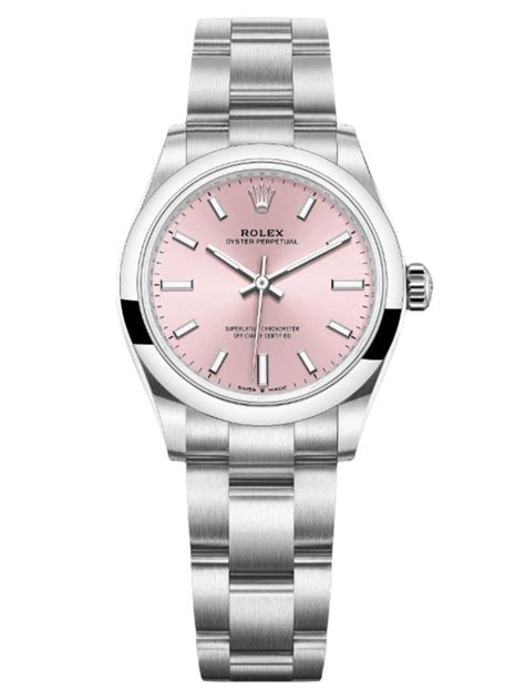 rolex pink silber|rolex oyster steel pink dial.